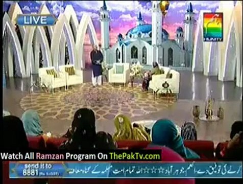 Noor e Ramzan Hum Ke Saath By Hum TV - 30h July 2012 (Aftar) - Part 2