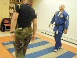 SOKE GRANDMASTER IRVING SOTO DEMO JUMP ARMBAR ATEMI WAZA AIKI JUJITSU