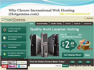 Quality international web hosting