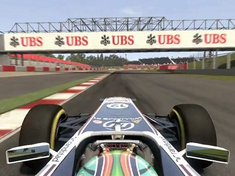 F1 2011 - GP d'Espagne - Kier vs Rosberg en onboard (1)