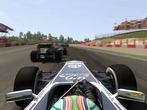F1 2011 - GP d'Espagne - Kier vs Webber en onboard (1)