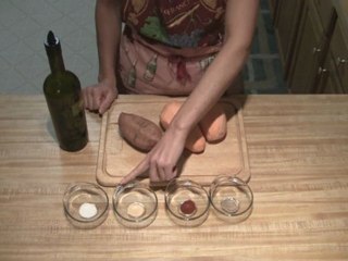 Baked Sweet Potato Fries part 1