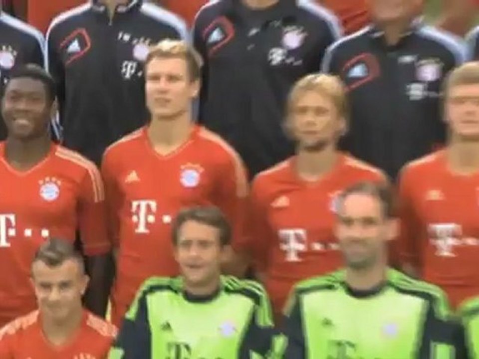 Mannschaftsfoto: FC Bayern bitte-recht-freundlich München