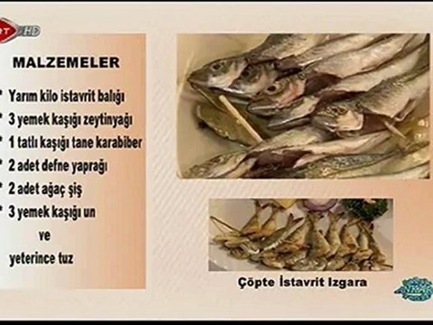 Balık Ankara'da Yenir-Çöpte İstavrit Izgara Tarifi