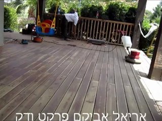 דקים לגינה - שיוף וחידוש דק עץ וגדר עץ