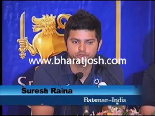India vs Srilanka 4th ODI july31st 2012 Suresh Raina Prematch Interview