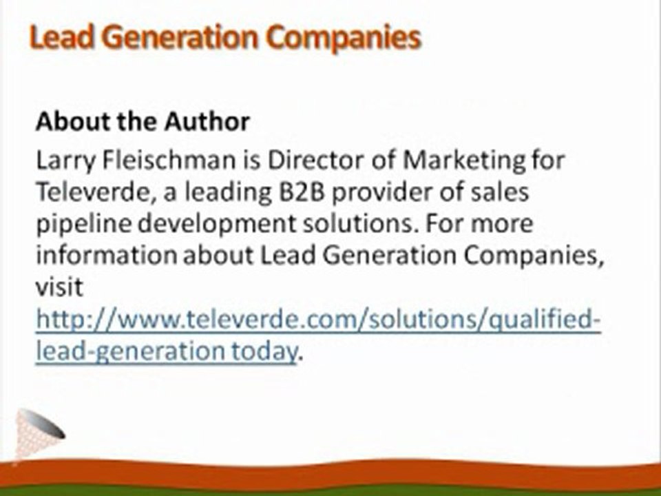 Lead Generation Companies: Helping Sales Reps Avoid the Most Common Deal-Busters