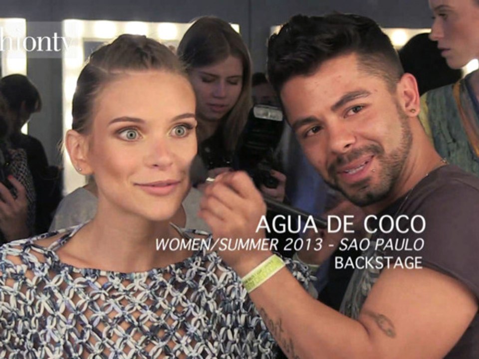 Agua de Coco Summer 2013 Backstage - SPFW | FashionTV