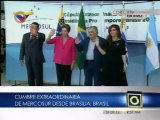 Comienza la Cumbre del Mercosur que formalizará el ingreso de Venezuela