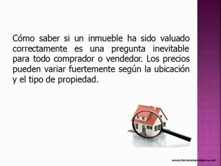 Claves Para Tasar Una Propiedad