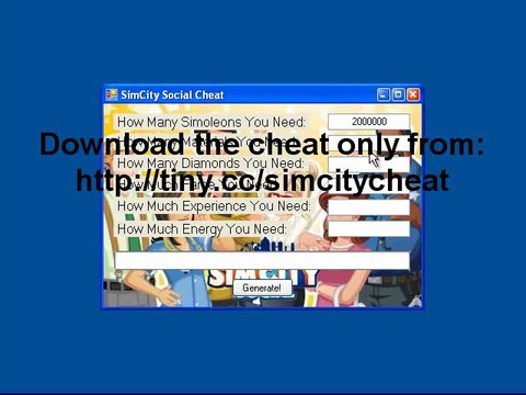Simcity Social CHEAT/Simcity Social Hack