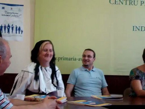 Deschiderea oficială a Taberei de creaţie şi recreaţie Avrig, Edenul Transilvănean la Primăria Avrig, 25 iulie 2012