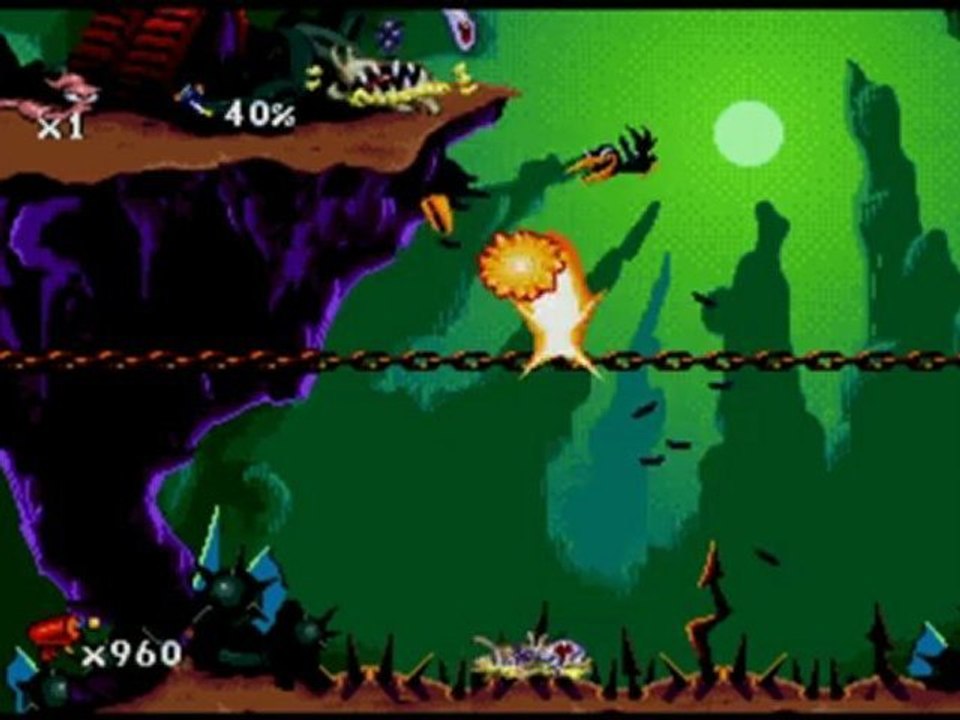 [VGA] Earthworm jim gameplay console megadrive shiny 1995 HD.mp4(1080p_H.264-AAC)