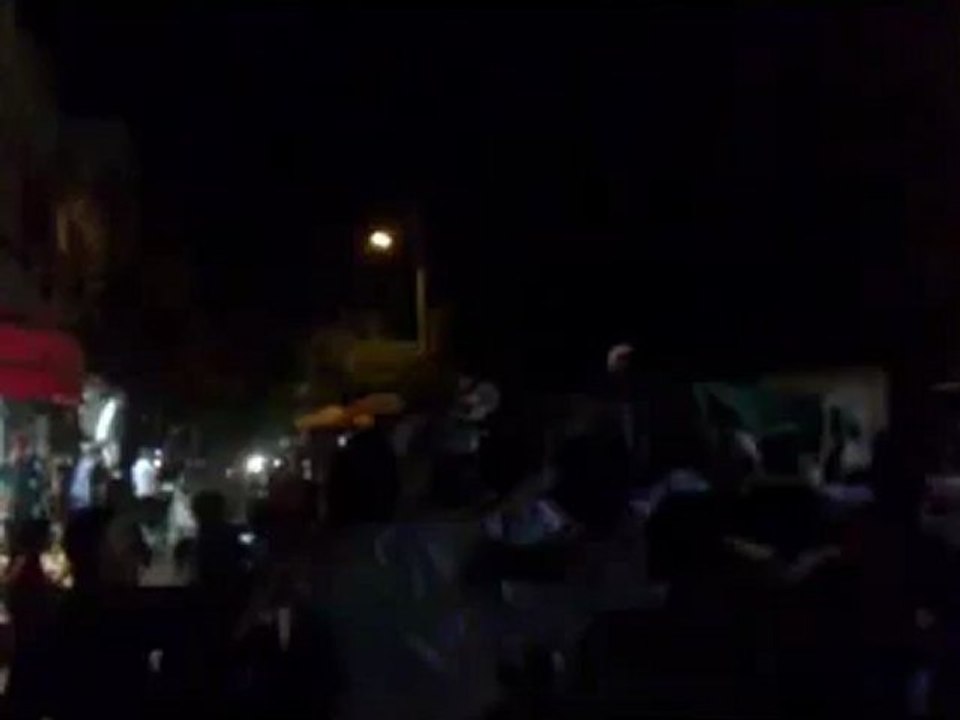 Syria فري برس حلب  مسائية حي الخالدية بعد تراويح يوم 11 رمضان 30 7 2012 جـ3 Aleppo