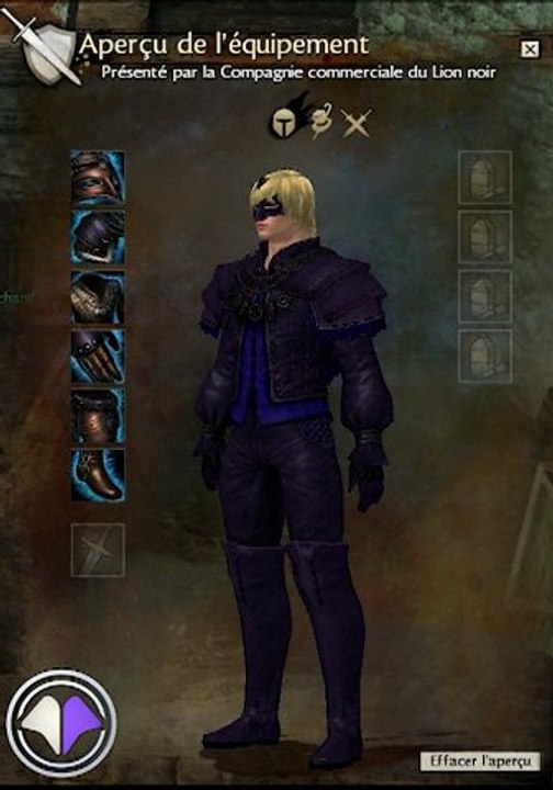 Guild Wars 2 - Armures légères des Catacombes d...