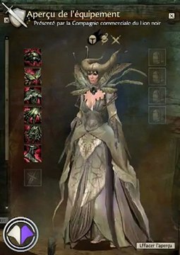 Guild Wars 2 - Armures légères du Tonnelle du Crépuscule