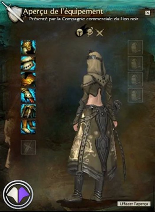 Guild Wars 2 - Armures légères du Creuset de l'Eternité