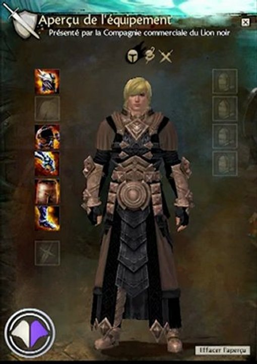 Guild Wars 2 - Armures légères de l'Honneur des Vagues