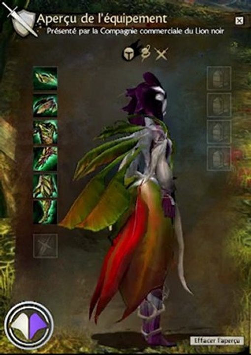 Guild Wars 2 - Armures légères des Sylvaris