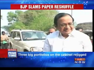 BJP slams cabinet  reshuffle