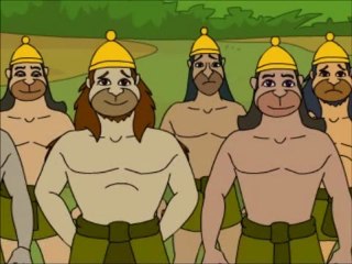 Hanuman in search of Sita - Ramayan [Tamil]