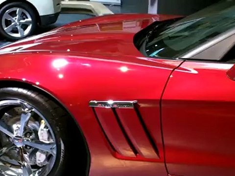 2011 Sports Car - This brand new red Corvette Grand Sport Convertible gets 16 miles per gallon and 26 mpg on the highway. Sports Car. Transportation.