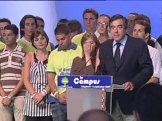 François Fillon - Campus 2009 - Discours de clôture