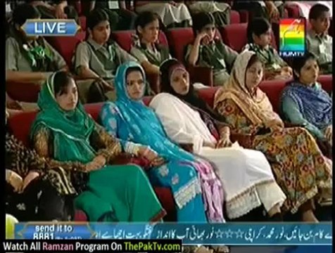 Noor e Ramzan Hum Ke Saath By Hum TV - 31st July 2012 (Aftar) - Part 1