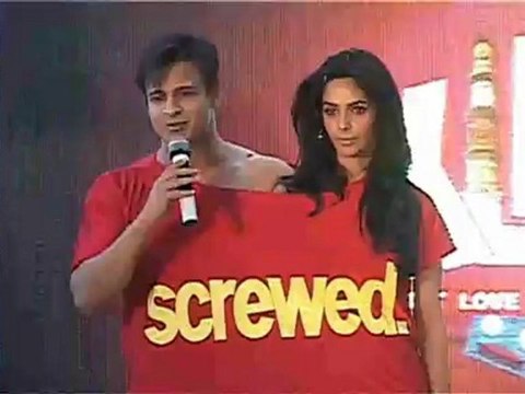 Vivek Oberoi - Mallika Sherawat at the first look launch of Kismet Love Paisa Dilli