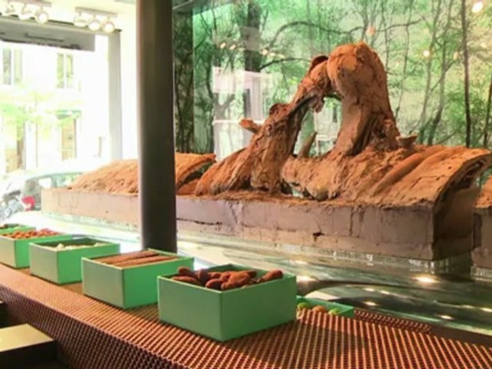 Süße verführung schokoladen-skulpturen - nur zum angucken