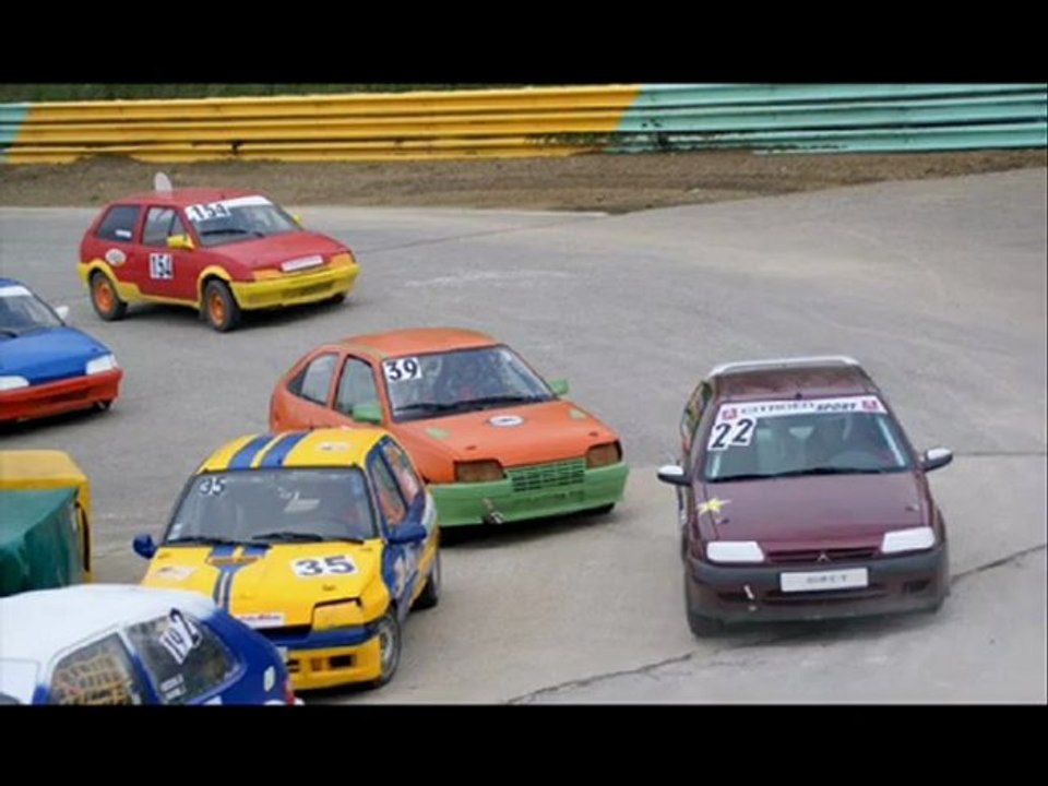 Jérémy B ( 106 ). Bruno V ( Clio ) . Jérémy M ( Saxo ) . Jérémy G . Alain G . ( Honda )