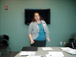 Amy Mahan area governor visiting the Dayton United Communicators Club 2/2/2012