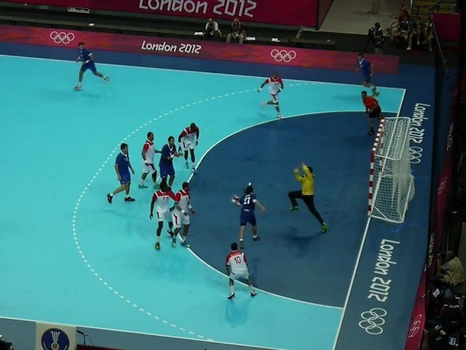 Arrêt Maggaiez + Arrêt Alilovic - Croatie-Tunisie / Handball JO 2012
