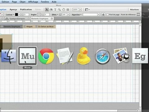 Adobe Muse : Importer des éléments rollover en utilisant des boutons Photoshop