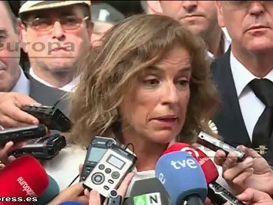 Acto homenaje a la policía fallecida en un tiroteo en Madrid