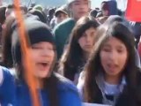 Fuertes disturbios en Chile durante una protesta de estudiantes