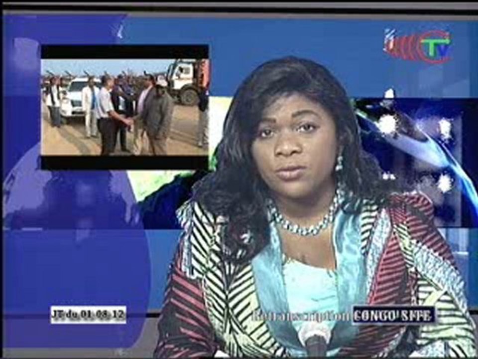 Un débarcadère construit sur la rivière Alima à Tsambitso par la société ATAMA Plantation