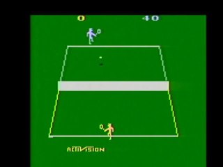 Classic Game Room - TENNIS review for Atari 2600