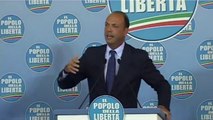 Alfano - Lo sread fu utilizzato in modo 'bugiardo' contro il governo Berlusconi (01.08.12)