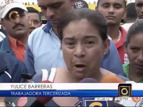 Tercerizados de Sidor mantienen tranca por más de 12 horas en Ciudad Guayana