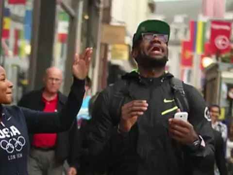 LeBron James Takes Olympic Break
