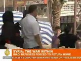 Iraqi refugees flee Syrian violence