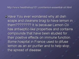 Pure Lemon Essential Oil