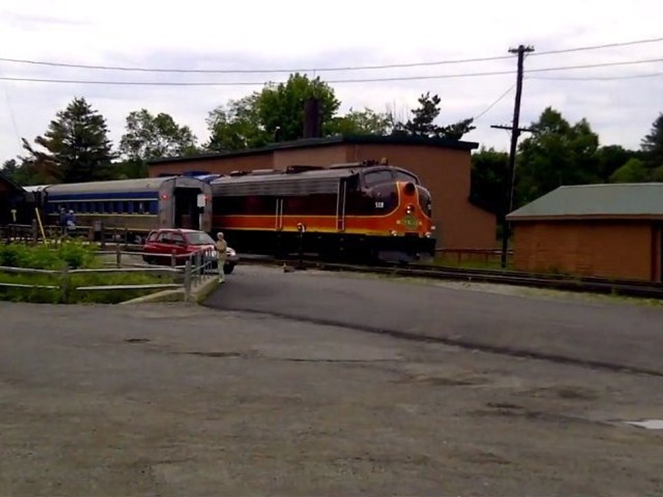 Il devient fou quand un train arrive