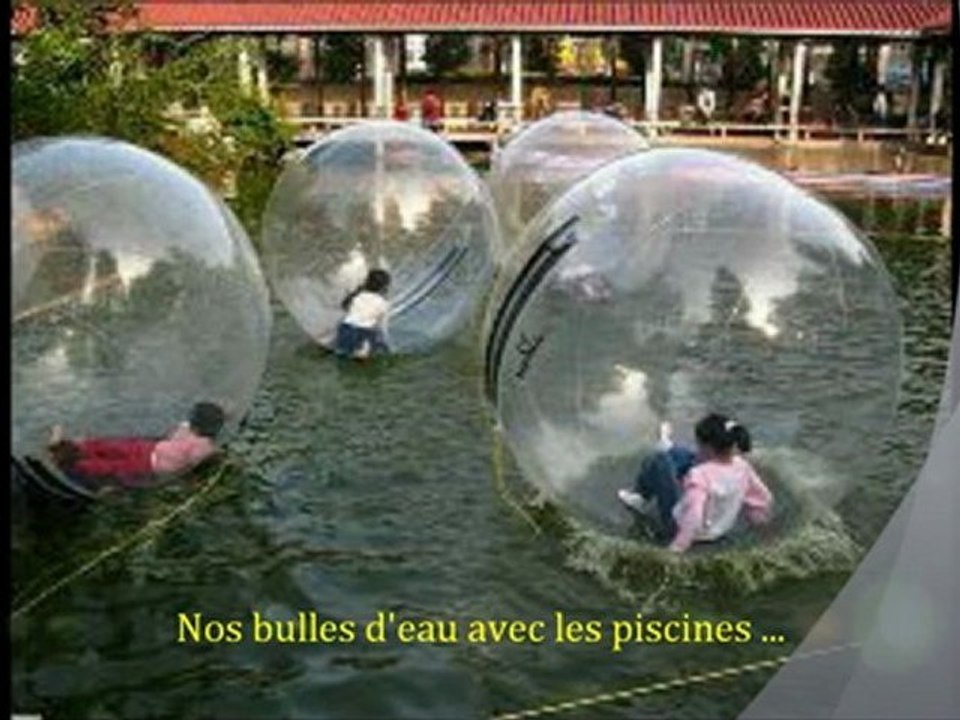 Les zorbs balls et piscines