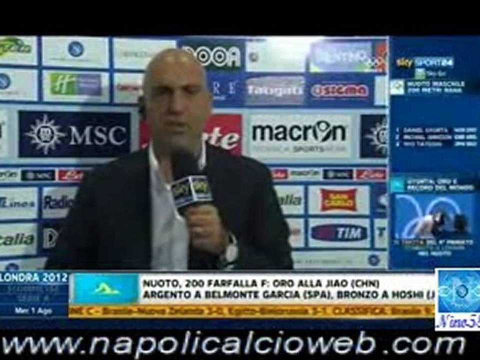 Napoli Bordeaux 2 - 0 amichevole 01-08-2012