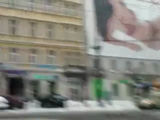 Poland street Warsaw sylwester przed2.mp4