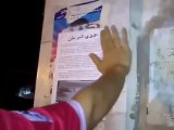 Syria فري برس حلب القديمة   لصق مناشير التوعية على الجدران  1 8 2012 ج3 Aleppo