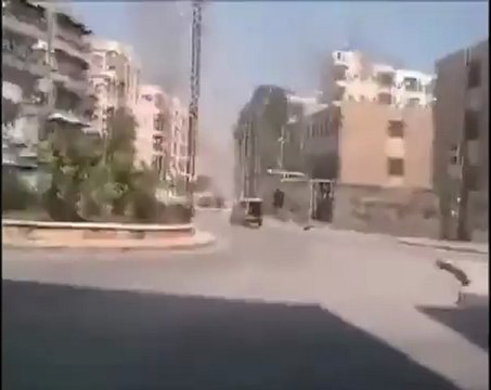 Syria فري برس حلب صلاح الدين قصف عنيف على الحي 1 8 2012 Aleppo
