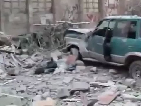 Syria فري برس حلب صلاح الدين حال الحي بعد قصف امس 1 8 2012 Aleppo